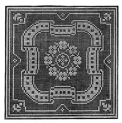 Antique Images Free Digital Image Transfers of Filet Crochet Square Design