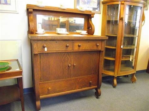 Antique Oak Sideboard - Etsy