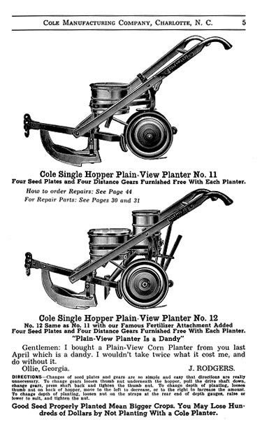Antique cole planters.  8. . com is a website and brochure/map directory...