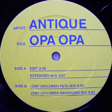 Antique opa opa