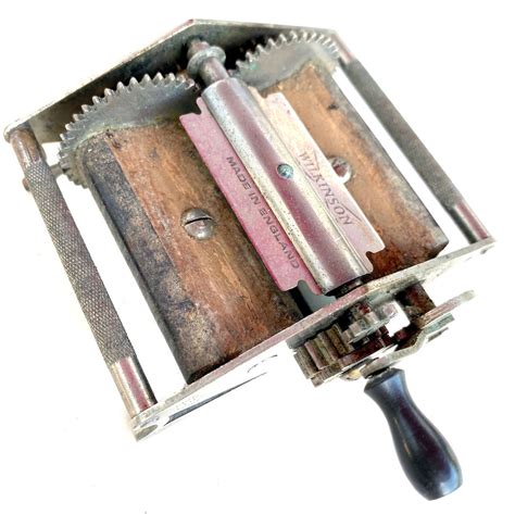 Antique razor blade sharpener. Things To Know About Antique razor blade sharpener. 
