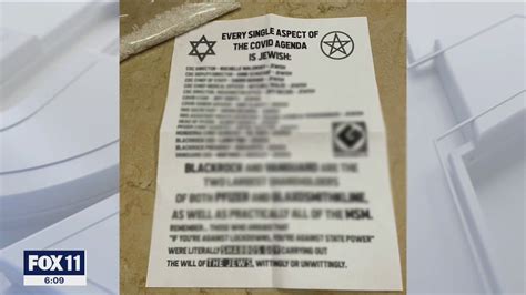 Antisemitic flyers again found across Southern California