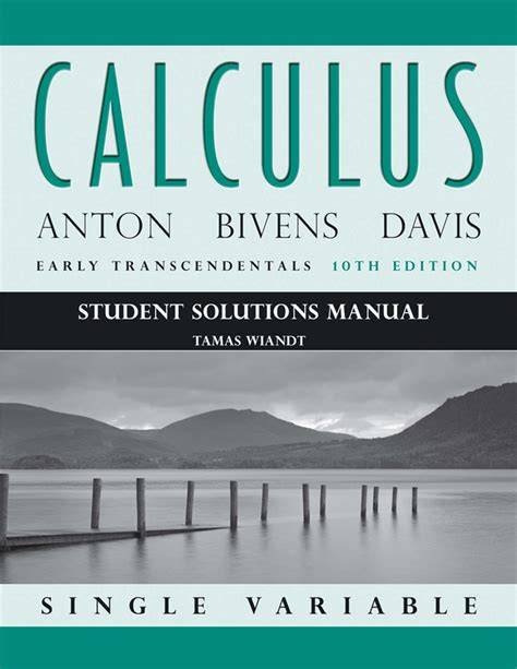 Anton calculus early transcendentals soluton manual. - 1979 terry taurus travel trailer manual.