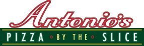 Deals - Springfield, Illinois | Antonio's Pizza. Stay connected with Antonio’s Pizza and receive the latest updates and specials by e-mail. To stay up-to-date on our specials, enter you email address in the form below! CALL THE LOCATION NEAREST YOU FOR CARRY-OUT OR DELIVERY! Wabash Store.. 