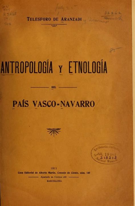 Antropología y etnología del país vasco navarro. - Student solutions manual for calculus a complete course.