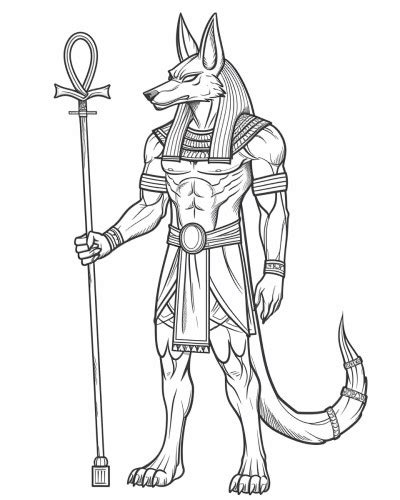 Anubis Coloring