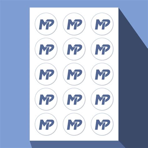 Any Shape Sheet Labels 1x1"