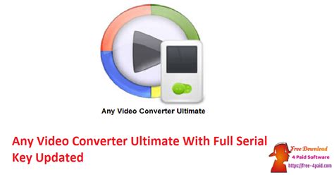 Any Video Converter Professional Crack 7.1.7 + Full Keygen