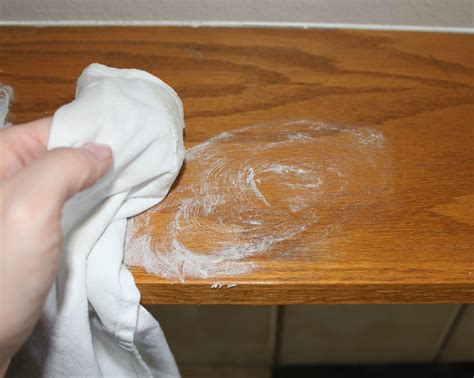 Any idea what could remove these white stains on my wood desk ... - Reddit