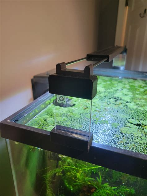 Any ideas to mount Fluval Nano light to rimmed tank? : …