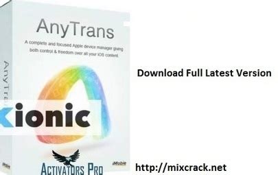 AnyTrans 6.3.6 Crack