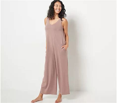 Anybody WMN Cozy Knit Luxe Jumpsuit with Band Detail- Wild Berry …