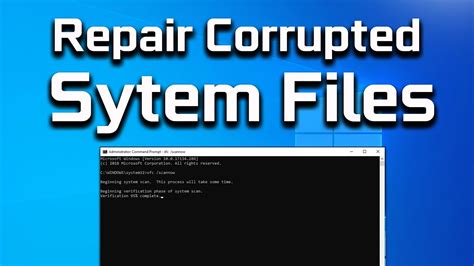 1. Run the SFC Scan to Repair Corrupt System Files SFC, or System File Checker, is a godsend command-line utility that comes to our rescue when encountering corrupted system files. You need to run a simple command in the Command Prompt app, and it will automatically find and replace corrupt files with the cached copy.. 