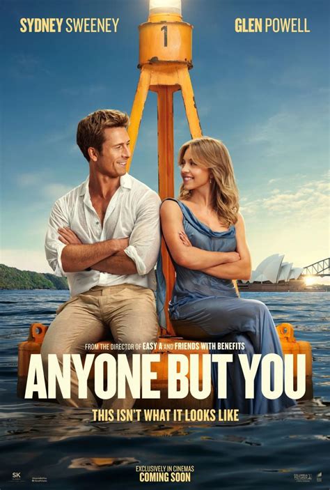 Anyone but you online free. Published on October 19, 2023 09:00AM EDT. Everyone's eyes are on Sydney Sweeney and Glen Powell in Anyone But You . The first teaser trailer for the romantic comedy debuted online Thursday after ... 