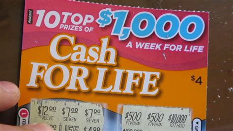 Anyone ever won " win cash for life scrach off ticket