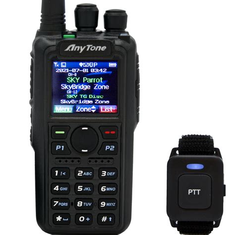 Anytone - Anytone direct factory AT-3208UVII two way radio walkie talkie  long range radio amateur Handheld