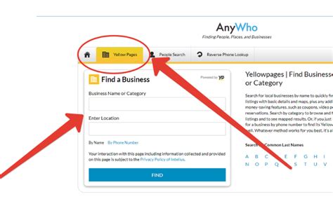 Anywho com: White Pages Yellow Pages Maps and Directions on AnyWho