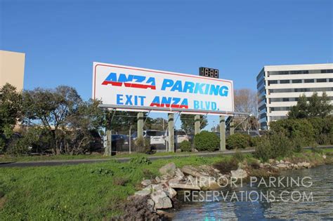 Anza parking. Lot - 1387 spots. $15.20 2 hours. Get Directions. Anza Parking Corp. Anza Parking. 615 Airport Blvd. Burlingame, CA 94010. +1 650-348-8800. 