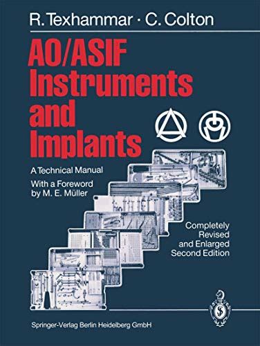 Aoasif instruments and implants a technical manual. - Handbook of effective travel and tourism.
