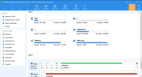 Aomei Partition Assistant Pro guide
