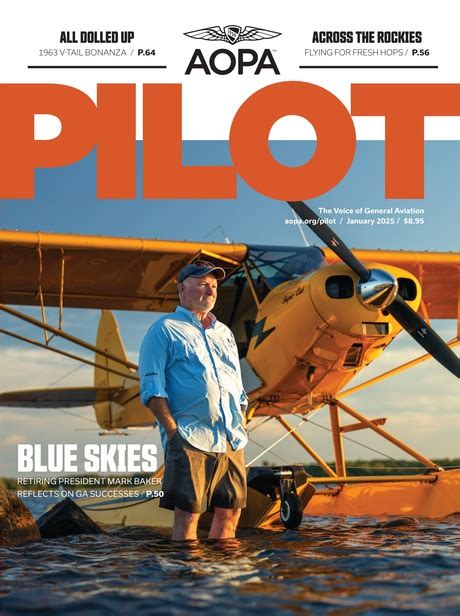 Aopa pilot magazine subscription.  Digital or print magazine.  Aviation Sch...