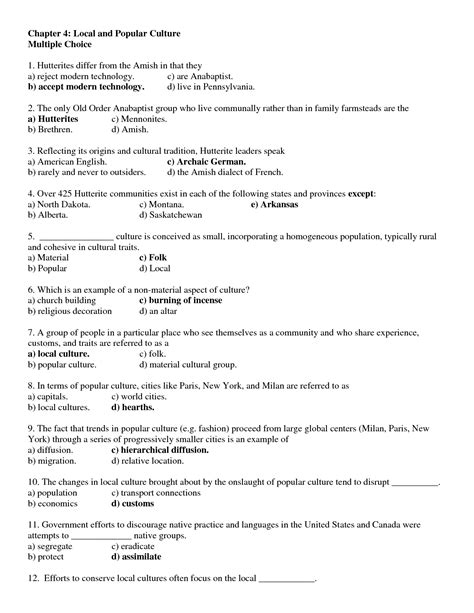 Ap Human Geography Chapter 10 Study Guide Answer Key Study Poster