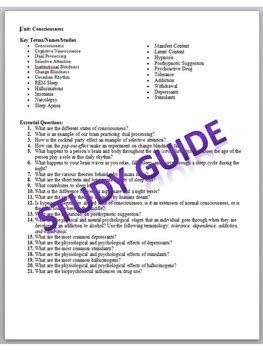 Ap Psychology Study Guide