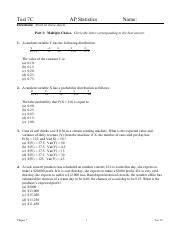 Ap Test Statistics 7c