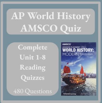 Ap World History Textbook Quizzes