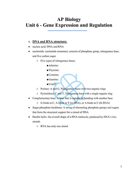 Ap Bio Unit 3 Progress check: FRQ Term 1 / 8 (a) Describe the role o