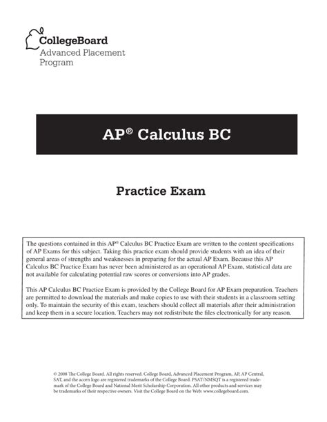 AP® Calculus AB 2004 Scoring Guidelines. The materials included in