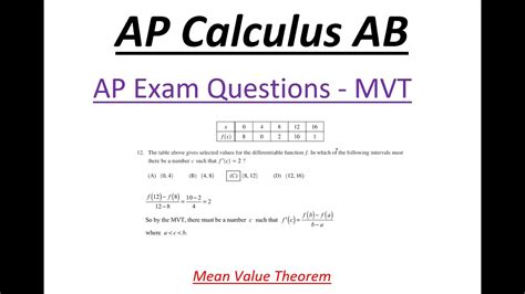 May 13, 2024 · About the Exam. The AP Calculus AB Exam wil