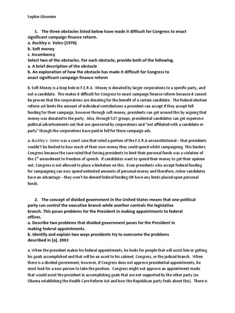 Ap gov 2023 frq. AP ® United States History 2023 Free-Response Questions . UNITED STATES HISTORY SECTION II . Total Time—1 hour and 40 minutes . Question 1 (Document-Based Question) Suggested reading and writing time: 1 hour . It is suggested that you spend 15 minutes reading the documents and 45 minutes writing your response. 