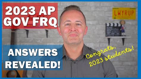 2023 AP® US Government and Politics FRQ Answers 5/15/2023 0 Comments The College Board has released the FRQ prompts for the 2023 AP® US Government and Politics exam. Two sets of prompts have been released. You may click here to download Set 1 and click here to download Set 2.. 