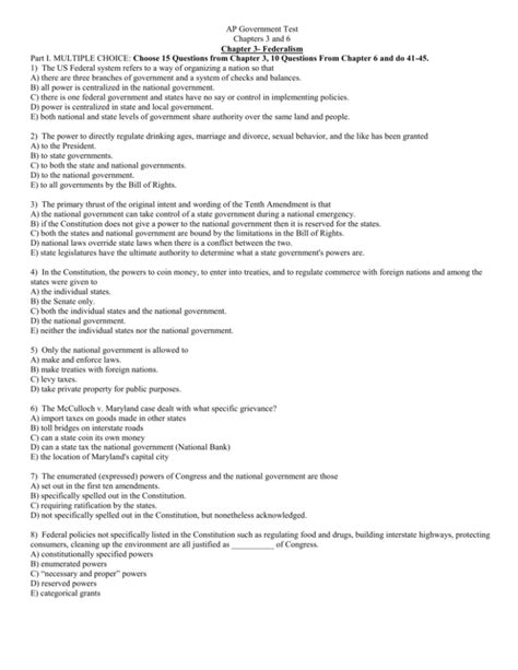 Ap gov test format. Exam Structure. The AP US Government and Politics exam is divided into two sections, with a 10-minute break in between. Section I gives you 1 hour 20 minutes to answer 55 multiple-choice questions spanning a variety of topics. Each question contains four possible answer choices, with only one correct response. The topics covered are as follows. 