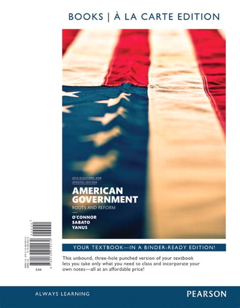 Ap government textbook. American Government: Institutions and Policies 16th Edition, AP® Edition The 16th Edition is a new version of the market-leading text for the AP® U.S. Government and Politics course reflecting the disciplinary themes and enhanced coverage of key Supreme Court cases. NEW! The 16th Edition Student Edition Features: 