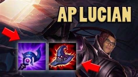 Lucian AP midlane [9.9] Use: -AA, W, double AA in lane for trades. Scorch helps deal more damage. Roaming is a big part of AP lucian. Botlane is optimal but if toplane has a better setup for a roam choose toplane. Don't be scared to dive a lane when roaming just use the teamfight combo.. 