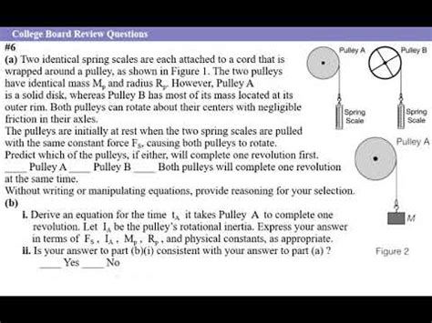 General Notes About 2019 AP Physics Scoring Guidelines. The solutions contain the most common method of solving the free-response questions and the allocation of points for this solution. Some also contain a common alternate solution. Other methods of solution also receive appropriate credit for correct work. https://secure-media.collegeboard .... 