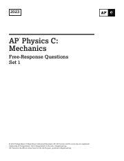 Ap physics c 1996 frq answers.  AP&reg; Physics C 1996 Free response Questions The materi...