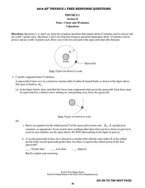 Each test has 35 multiple choice questions and 3 free response questions. The AP Physics free response section includes a table of information and a table of frequently used equations. Students are expected to show their work on the FRQs and partial credit is awarded for partial solutions. Not showing work can result in a loss of credit, even .... 