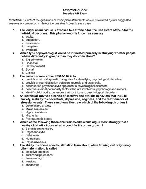 Ap psychology unit 7 practice test. The 2024 AP® Psychology exam will cover topics from across all 9 units. Use the following links to Albert’s AP® Psychology course to see if you truly understand each of the units! Unit 1: Scientific Foundations of Psychology. Unit 2: Biological Bases of Behavior. Unit 3: Sensation and Perception. 