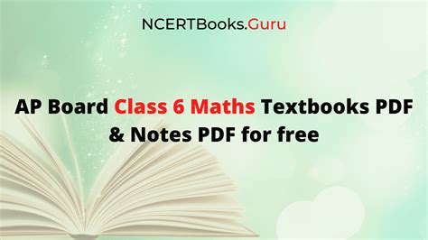 Ap state 6th class maths textbook pdf english medium.  Andhra Download AP SCERT Class 6 M...