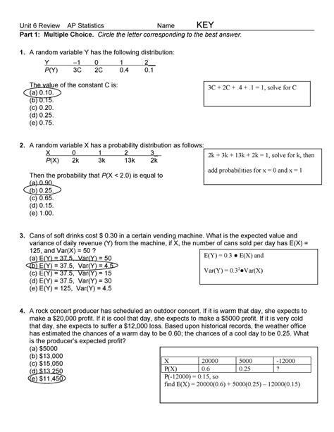 Ap stats unit 6 test.  One Variable Statistics 6 terms Chitalu_Munanga Previe...