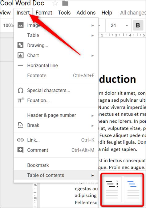 Apa Table Of Contents Google Docs Google docs is a powerful