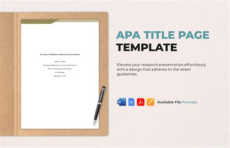 Apa Template Download