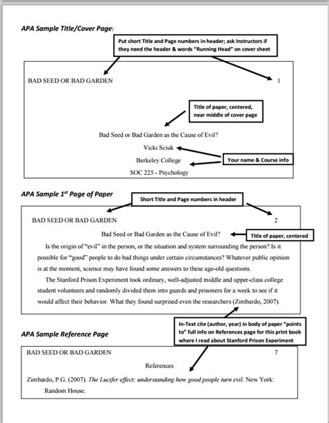 Note: This page reflects the latest version of the APA Publication Manual (i.e., APA 7), which released in October 2019. The equivalent resource for the older APA 6 style can be found here. Reference citations in text are covered on pages 261-268 of the Publication Manual. What follows are some general guidelines for referring to the works of others in …