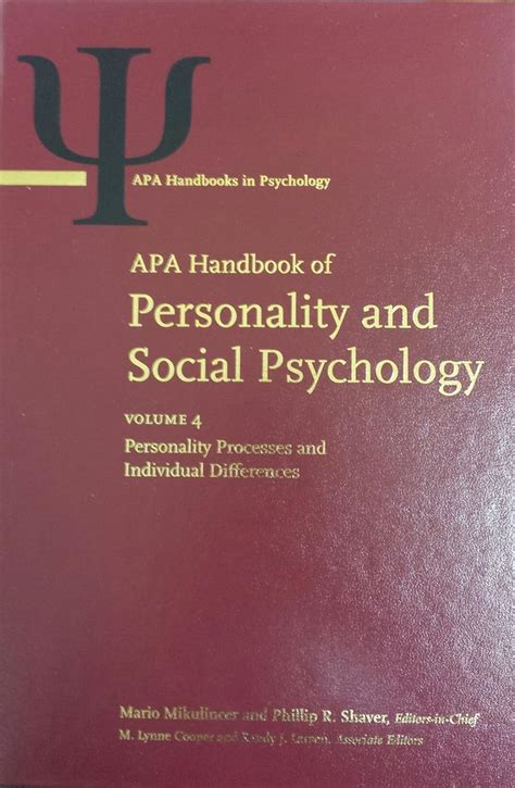 Apa handbook of personality and social psychology apa handbücher in. - Libro becerro de la catedral de oviedo..
