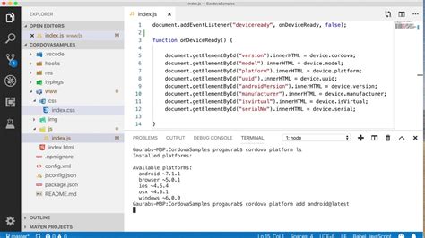 Apache Cordova 12 Cordova Device Plugin Part 2 cordova plugin