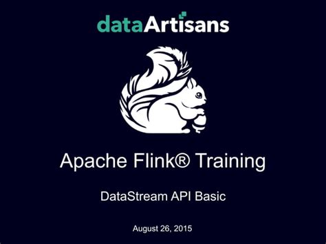 Apache Flink basics (3) : DataStream API programming