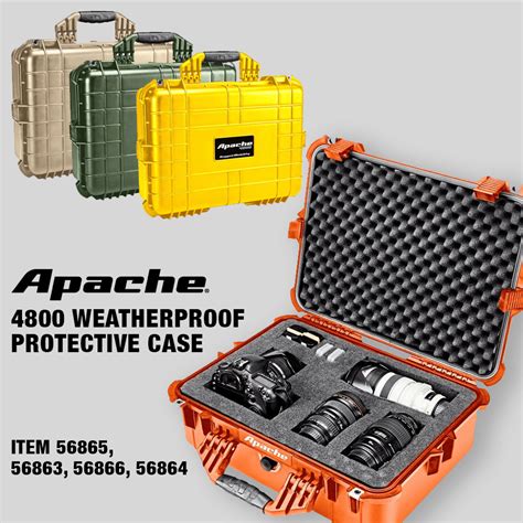 Apache case harbor freight. APACHE 3800 Weatherproof Protective Case – Large – Tan – Item 56769. Compare our price of $39.99 to PELICAN at $149.95 (model number: 1450). Save $109.96 by shopping at Harbor Freight. 